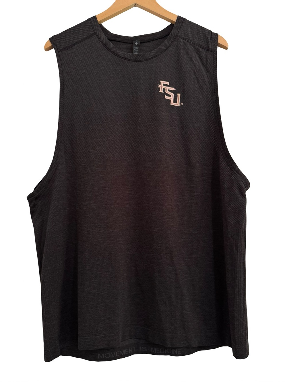 Lululemon FSU Metal Vent Sleeveless 2.0 Deep Coal Black